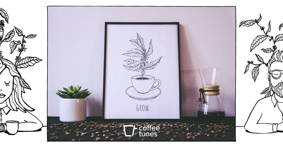 Coffee Tunes - plakaty z kawą