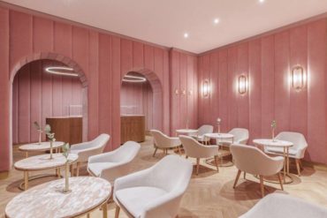 Kawiarnie i restauracje w kolorze Millennial Pink